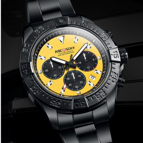 Men's Three-Eye Six-Pin Quartz Watch