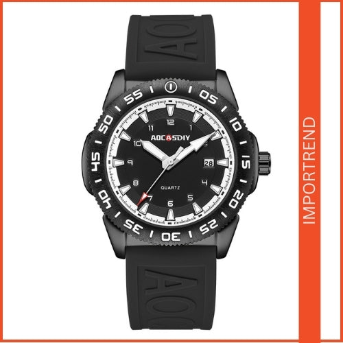 Men's Student Watch with Silicone Strap