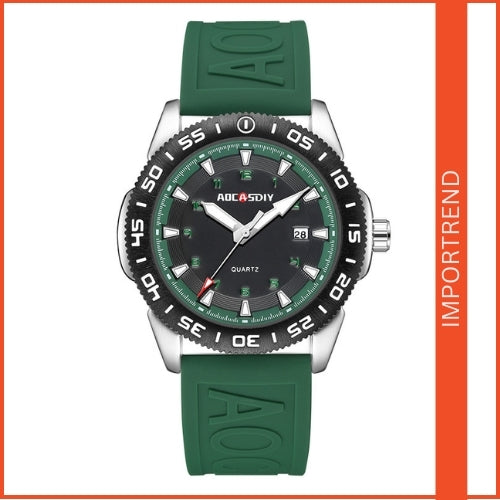 Men's Student Watch with Silicone Strap