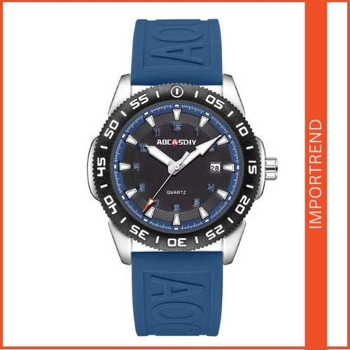 Men's Student Watch with Silicone Strap
