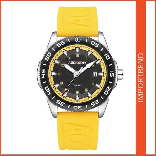 Men's Student Watch with Silicone Strap