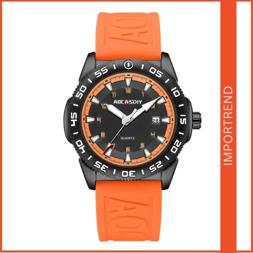 Men's Student Watch with Silicone Strap