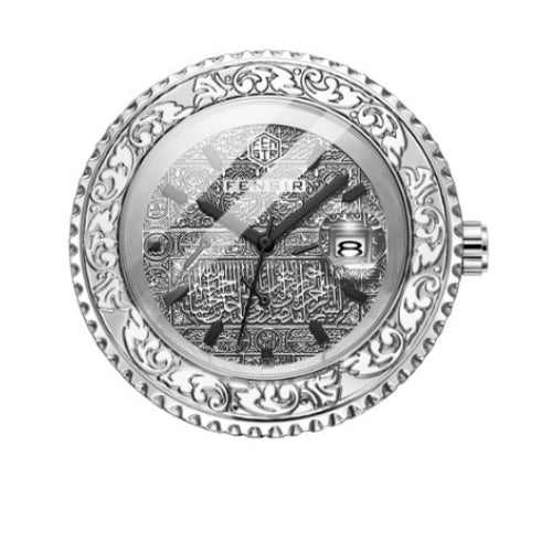 Men's Three-Needle Carved Quartz Watch