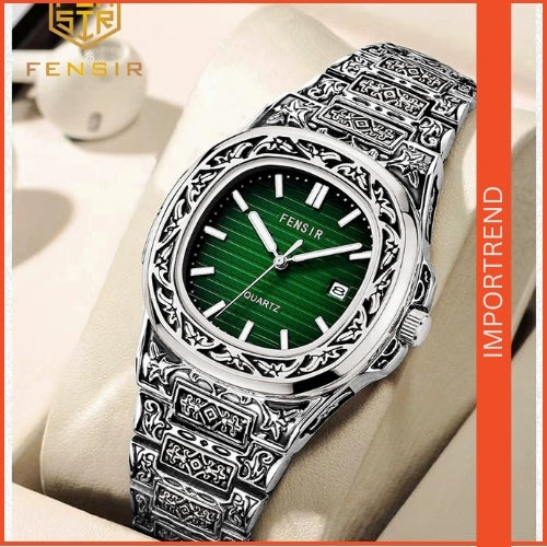 Men's Square Quartz Watch