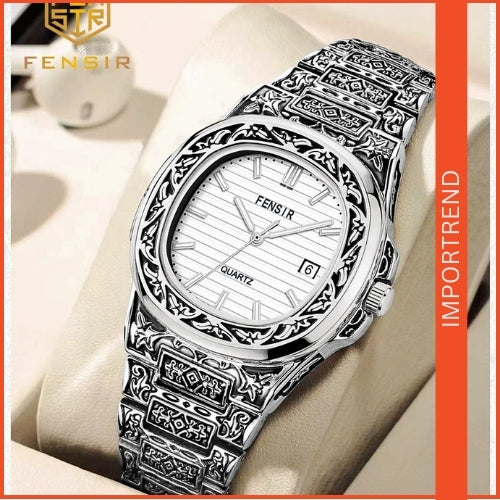 Men's Square Quartz Watch