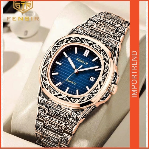 Men's Square Quartz Watch