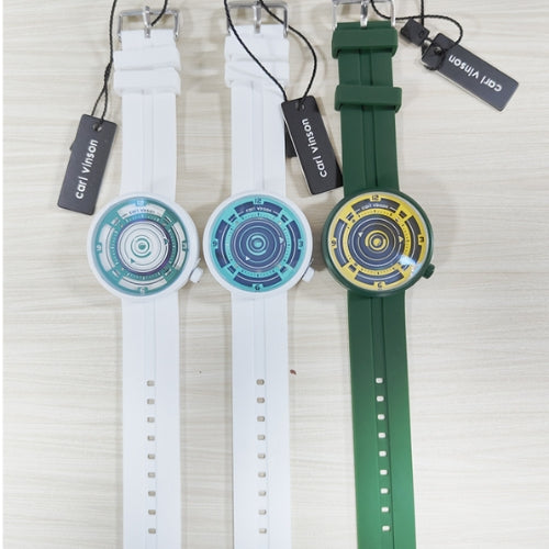 Quartz Sports Watch – Unisex Silicone Strap