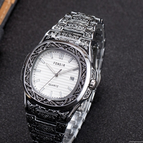 Men's Square Quartz Watch