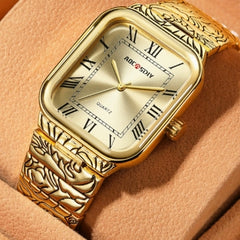 Men's Rectangle Quartz Watch