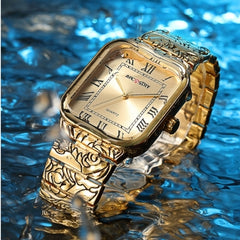 Men's Rectangle Quartz Watch