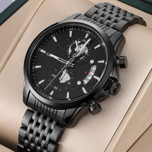Multifunctional Men’s Sports Chronograph Wristwatch