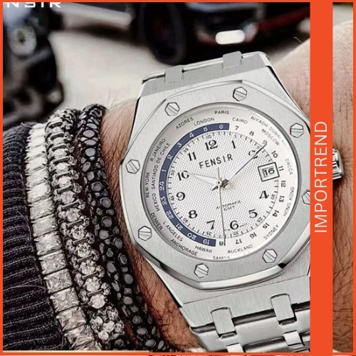 Men's Large Dial Quartz Watch