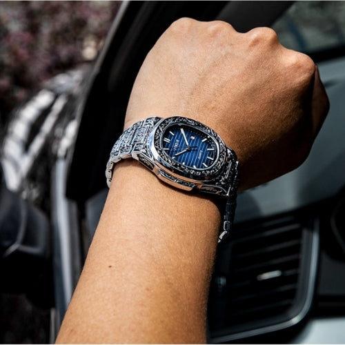 Men's Square Quartz Watch
