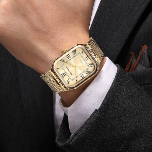 Men's Rectangle Quartz Watch