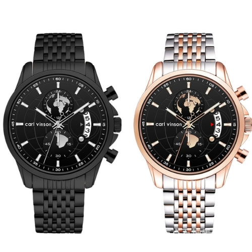 Multifunctional Men’s Sports Chronograph Wristwatch