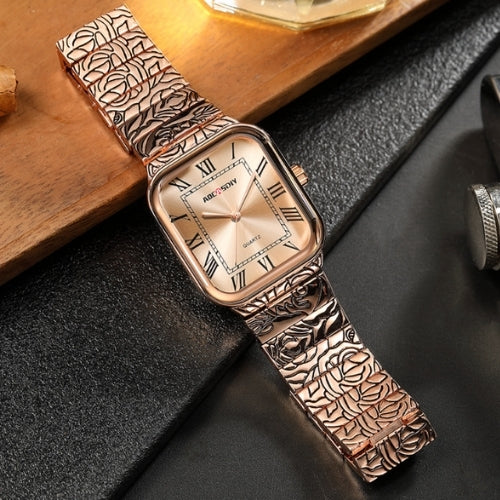 Men's Rectangle Quartz Watch