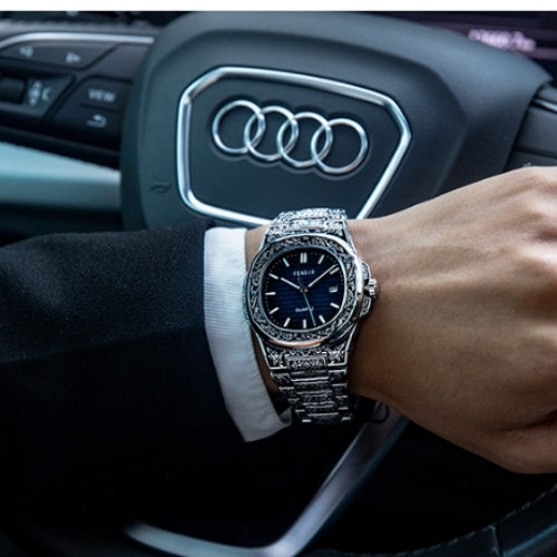 Men's Square Quartz Watch