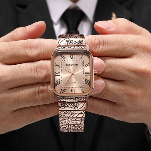 Men's Rectangle Quartz Watch