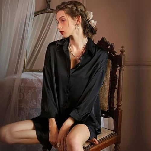 Sexy Sheer Plus Size Nightwear
