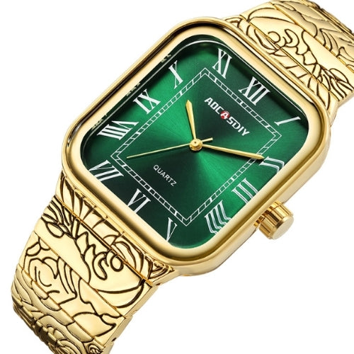 Men's Rectangle Quartz Watch