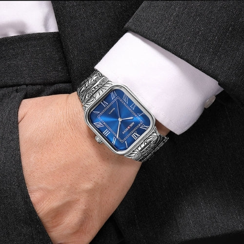 Men's Rectangle Quartz Watch
