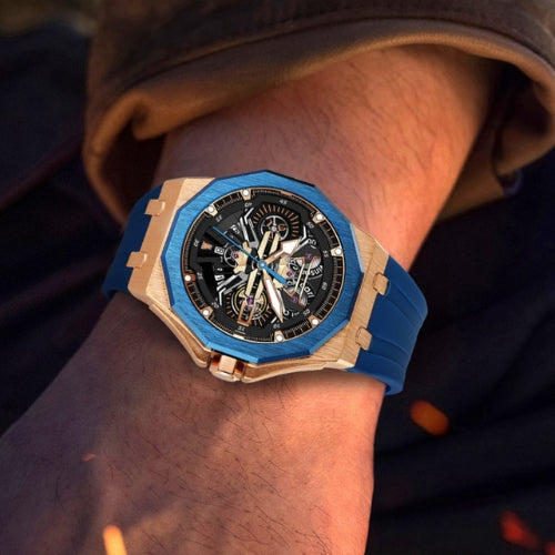 Waterproof with Double Calendar Men's Watch