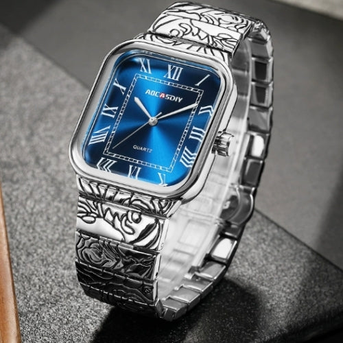 Men's Rectangle Quartz Watch
