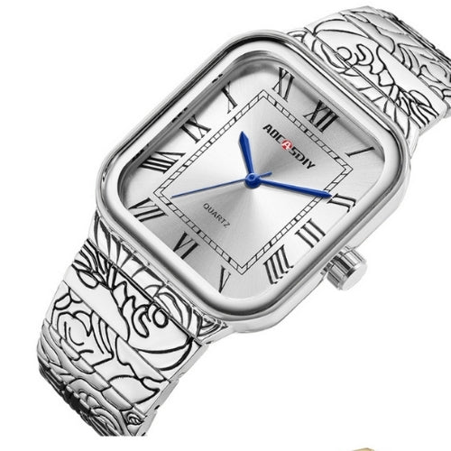 Men's Rectangle Quartz Watch
