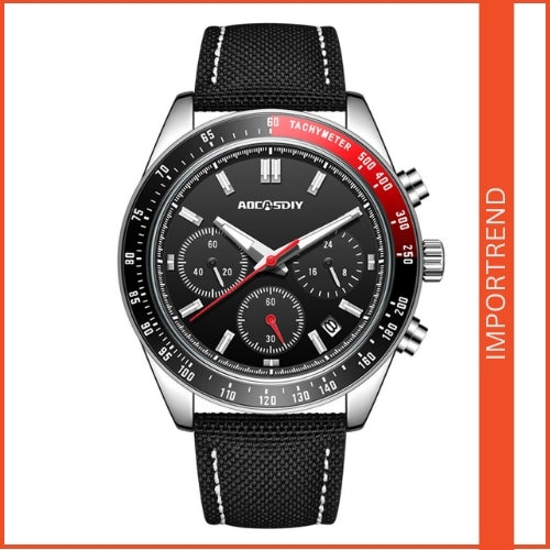 Men's Waterproof Quartz Chronograph Watch