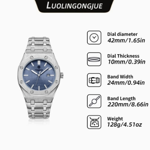 Men's Stainless Steel Quartz Watch