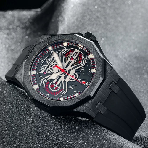 Waterproof with Double Calendar Men's Watch