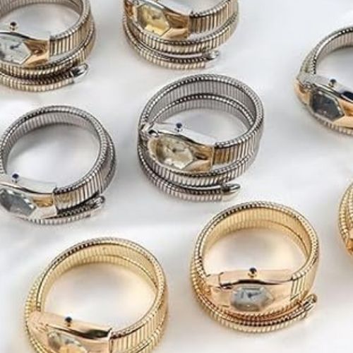 Women's Snake-Shaped Quartz Watch