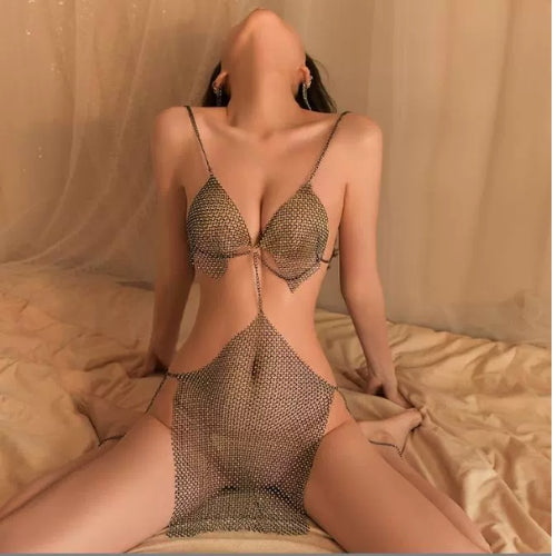 Lingerie Set with Suspenders
