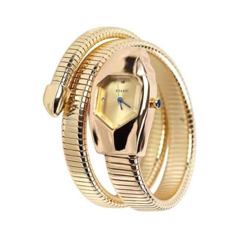 Women's Snake-Shaped Quartz Watch