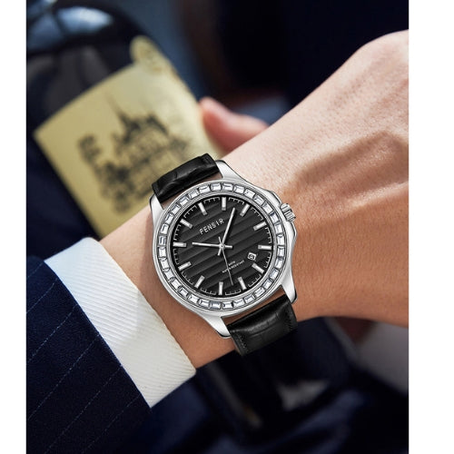 Men's Diamond Luminous Watch
