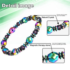 Adjustable Lymphatic Drainage Carnelian Magnetic Bracelet