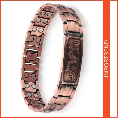 Red Copper Magnet Negative Ion Bracelet for Men