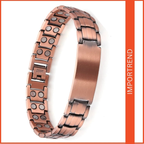 Red Copper Magnet Negative Ion Bracelet for Men