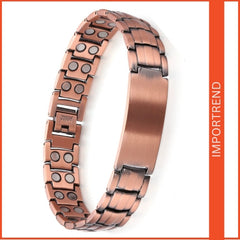 Red Copper Magnet Negative Ion Bracelet for Men