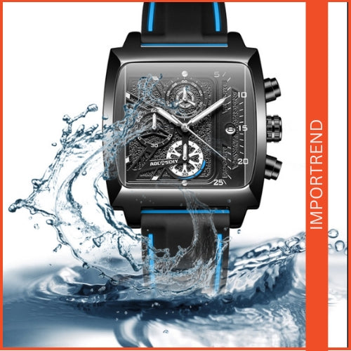 Men's Large Square Quartz Watch