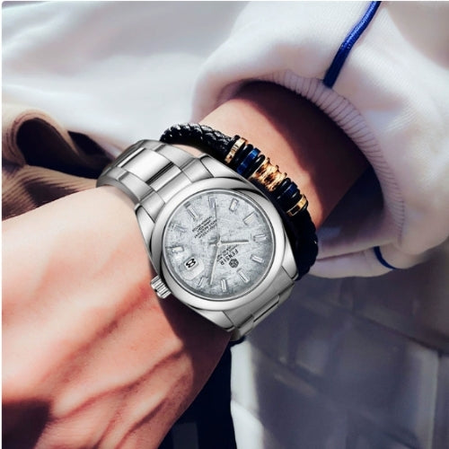 Men's Stainless-Steel Quartz & Automatic Watch