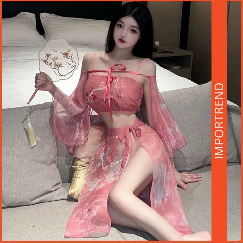 Chinese-Style Bellyband Suit – Temptation Lingerie
