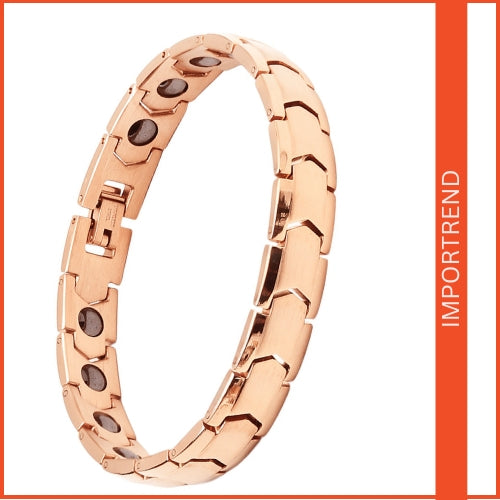 Fashion Black Gallstone Titanium Steel Bracelet