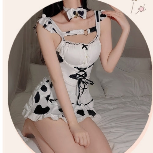 Sexy French Maid Lingerie Flirty Outfit