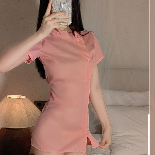 Front Wrap Bodycon Mini nightwear Lingerie
