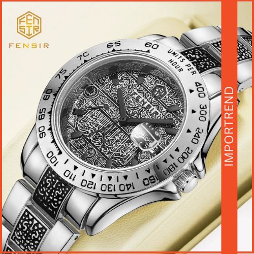 Men's Quartz Watch with Tattoo Pattern