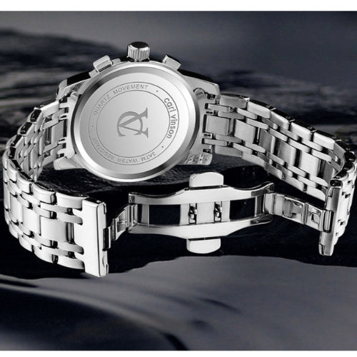 Men's Multi-function Watch Stainless Steel Strap