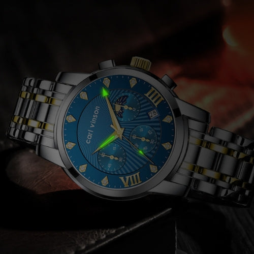 Men's Multi-function Watch Stainless Steel Strap