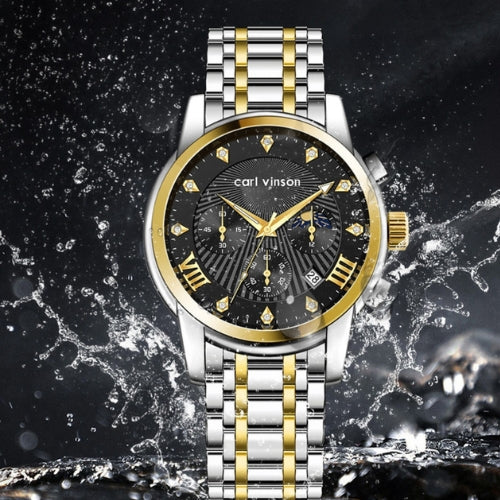 Men's Multi-function Watch Stainless Steel Strap