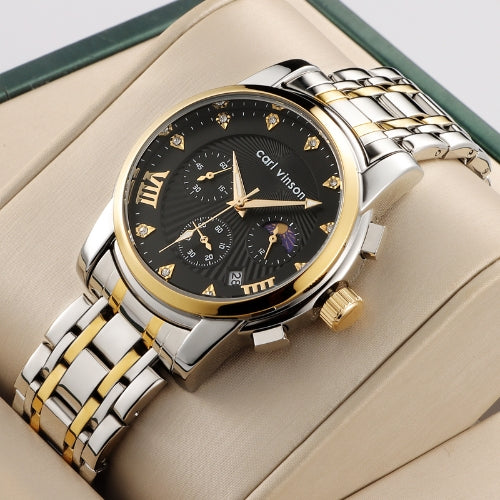 Men's Multi-function Watch Stainless Steel Strap
